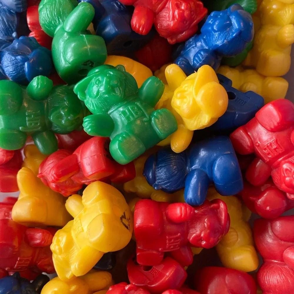 Colorful Counting Bears Toy Set - Multicolor Count of 68